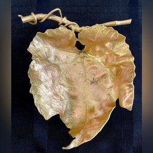 Michael Michaud Grape Leaf Dish